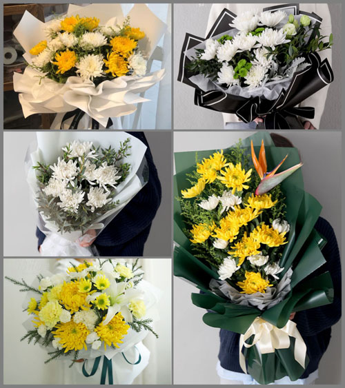 安徽阜阳市颍上县迪沟镇白事花束代送